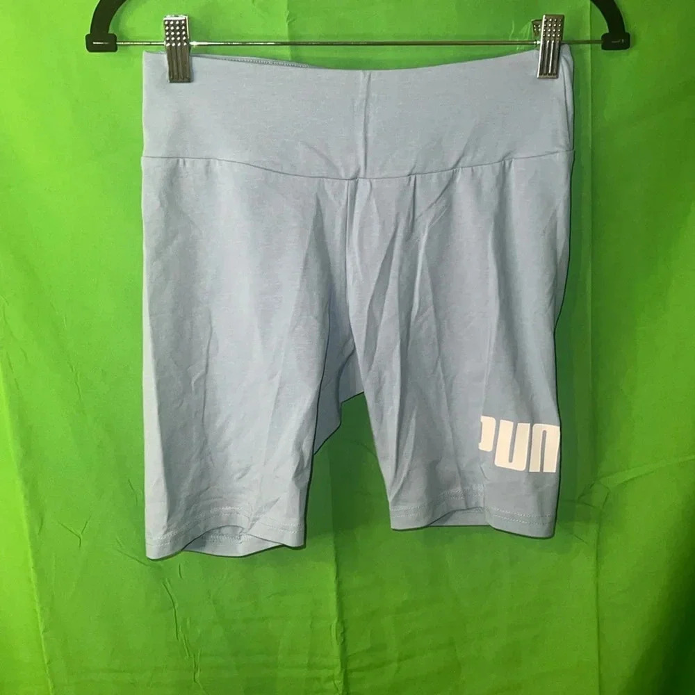 NWT Light Blue Puma Spandex Shorts size Small
